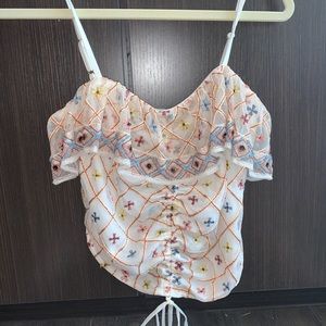 Tularosa Embroidered Tank Top